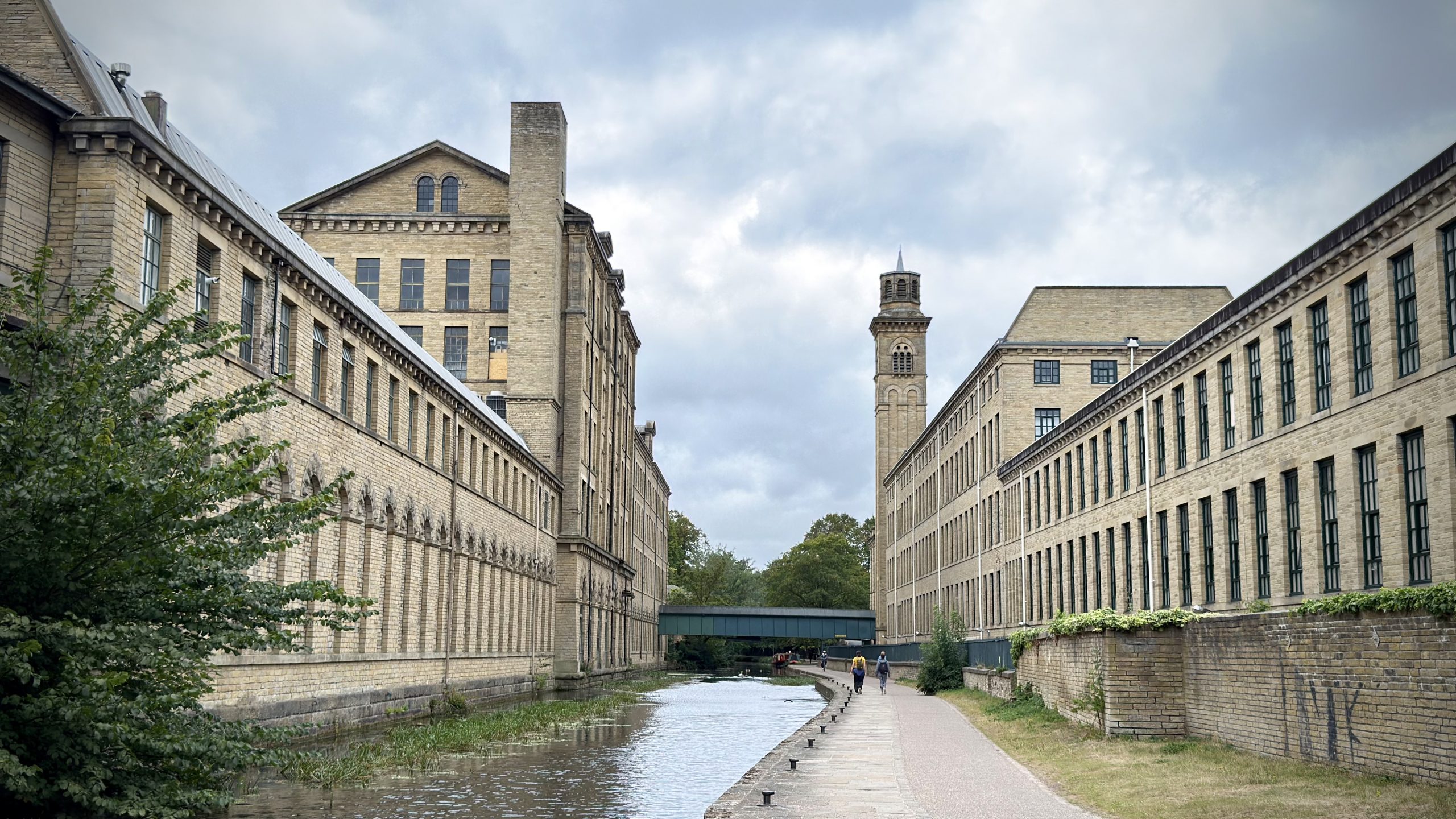 Aire Valley Canal Route Shipley and Saltaire. 
