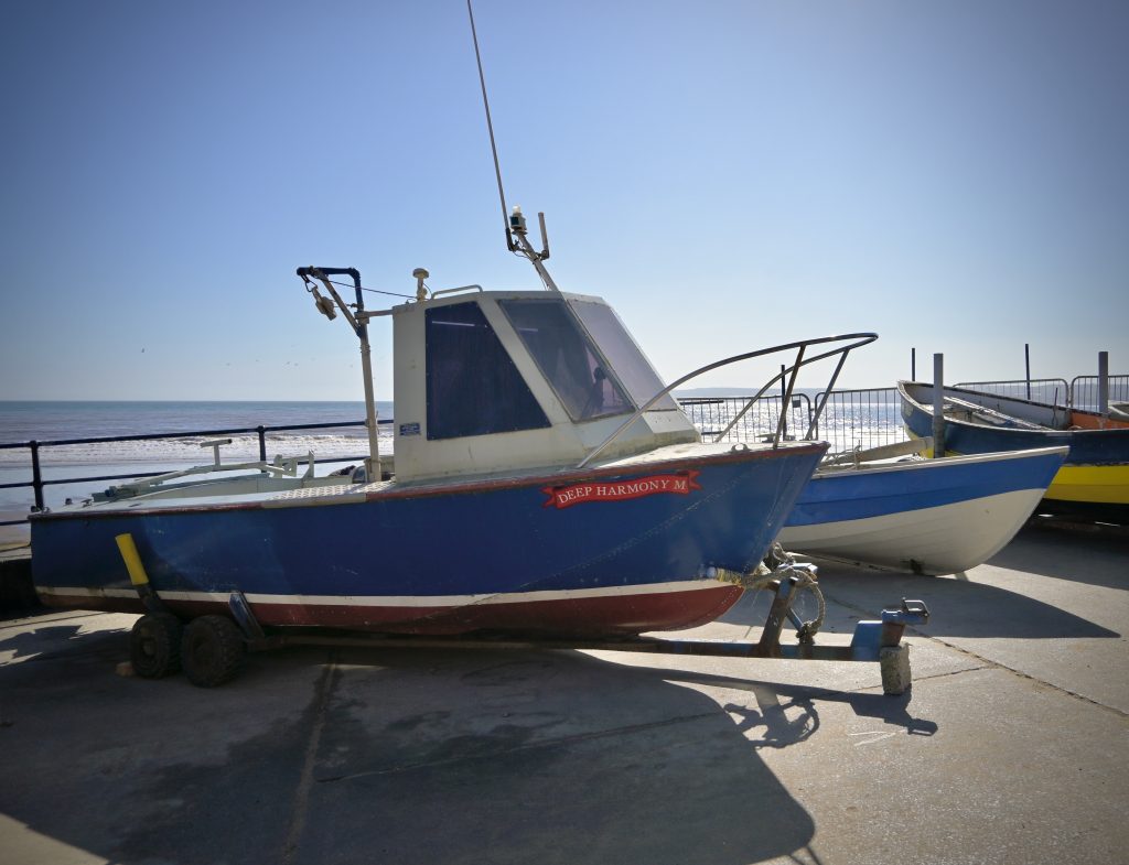 Filey's fishing cobles.