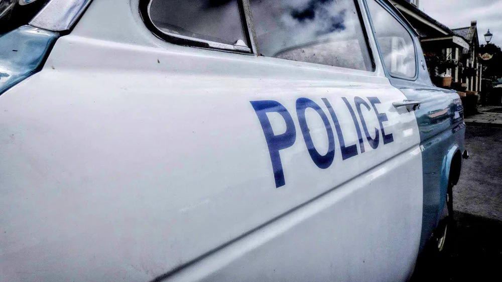 For Anglia Police Car on Display at Goathland
