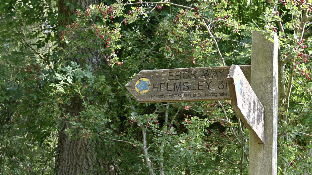 Ebor Way Signpost
