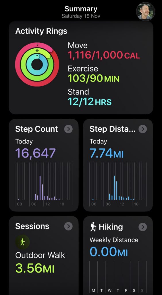 Phill’s Fitness Progress – 15 November 2025 Update